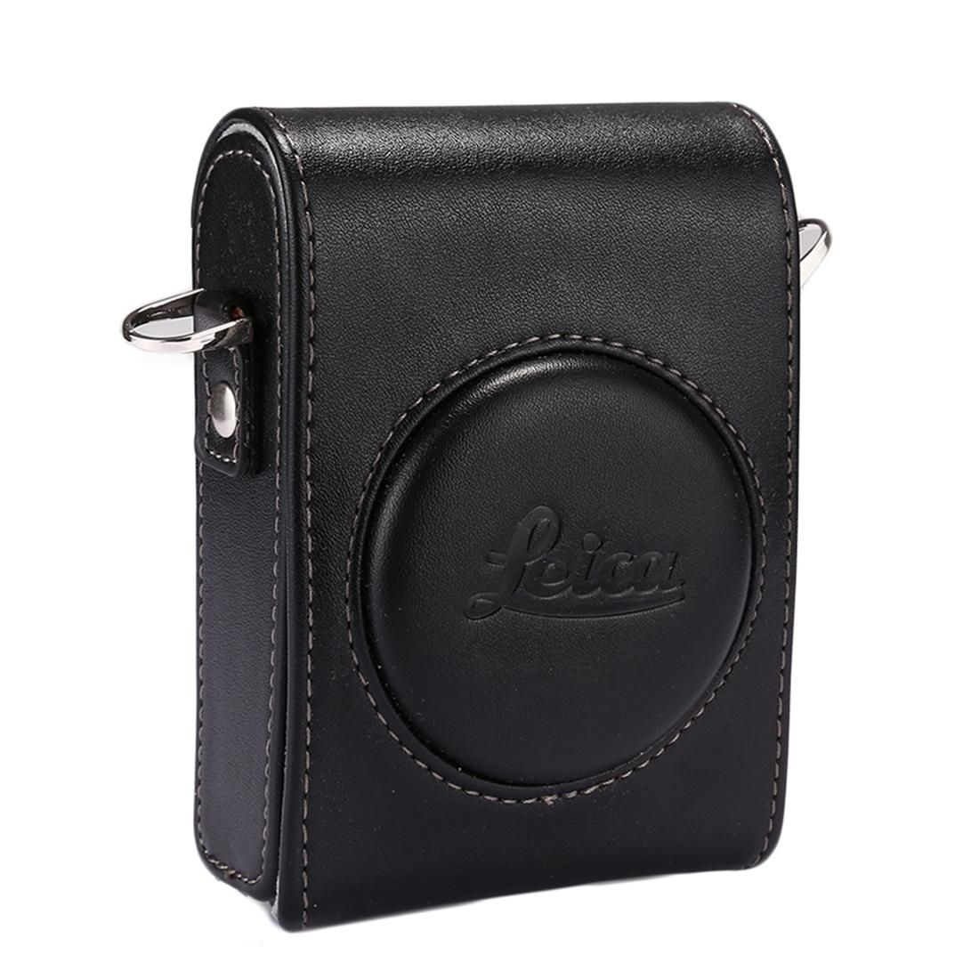Full Body Camera PU Leather Case Bag with Strap for Leica C / Panasonic LF1 (Brown)