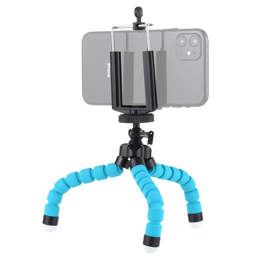 Flexible Octopus Bubble Tripod Holder Stand Mount for Mobile Phone / Digital Camera (Blue)