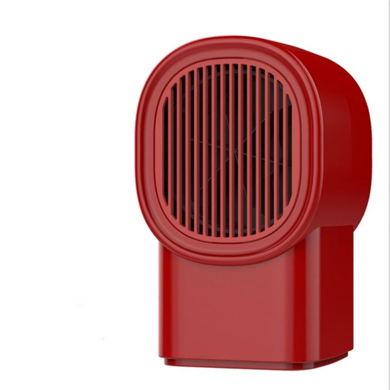 Home Heater Dormitory Small Silent Hot Air Blower (Red)