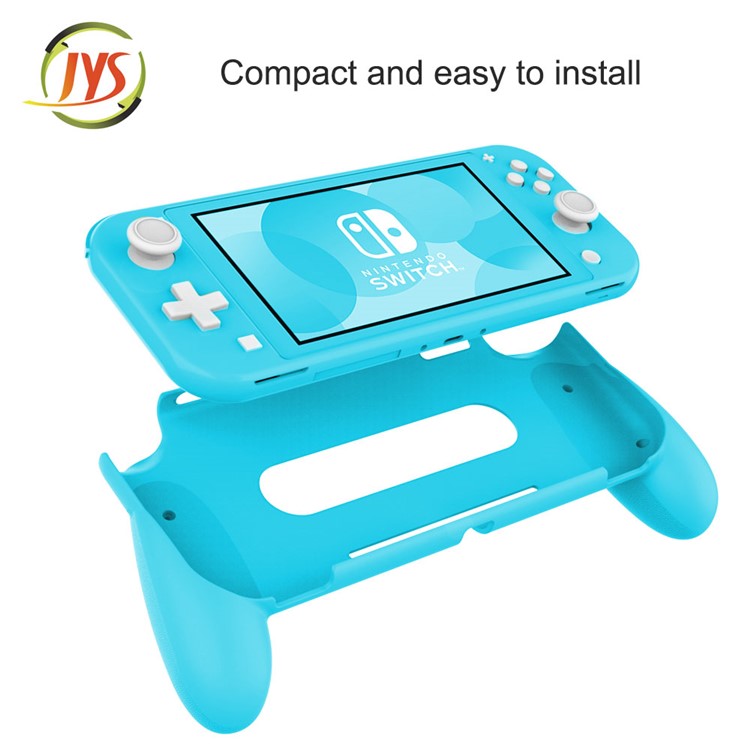 JYS Ergonomic Design for Switch Lite Main Engine Handle Type Enhances Grip JYS-SL04 Protective Shell - Blue