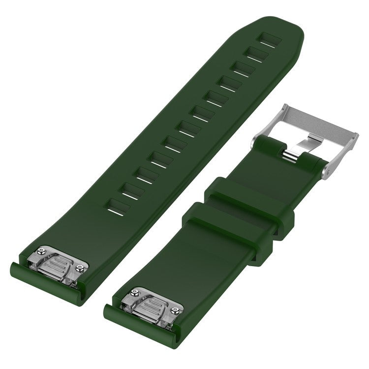 Rhombus Texture Soft Silicone Wrist Watch Band Strap Watchband Replacement for Garmin fenix5 / forerunner 935 - Army Green