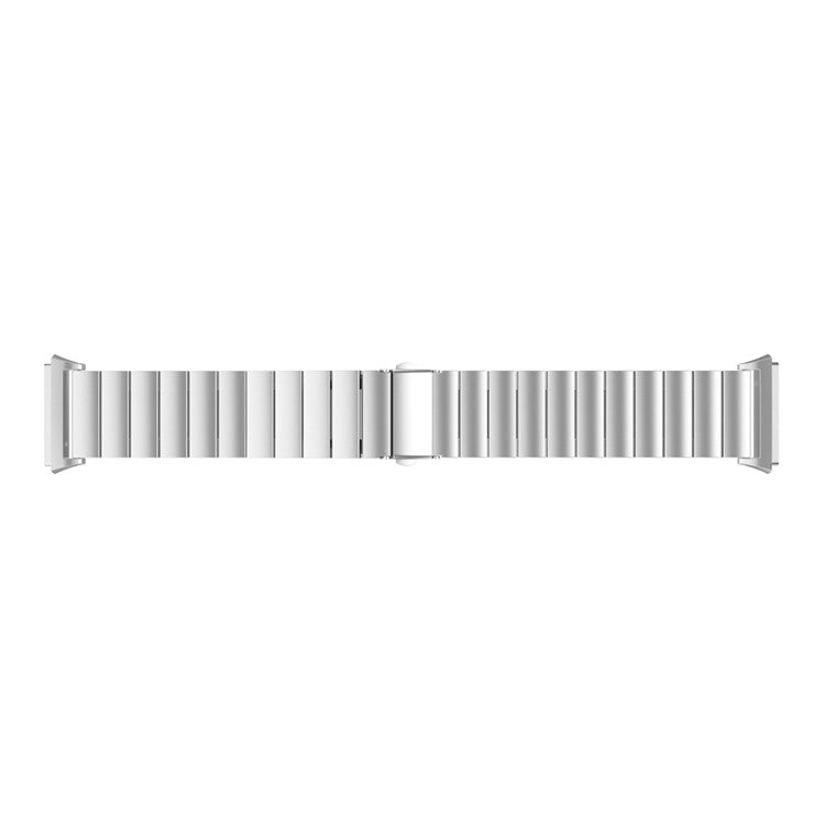 Classic Stainless Steel Watch Strap + Connector for Fitbit Ionic - Silver Color