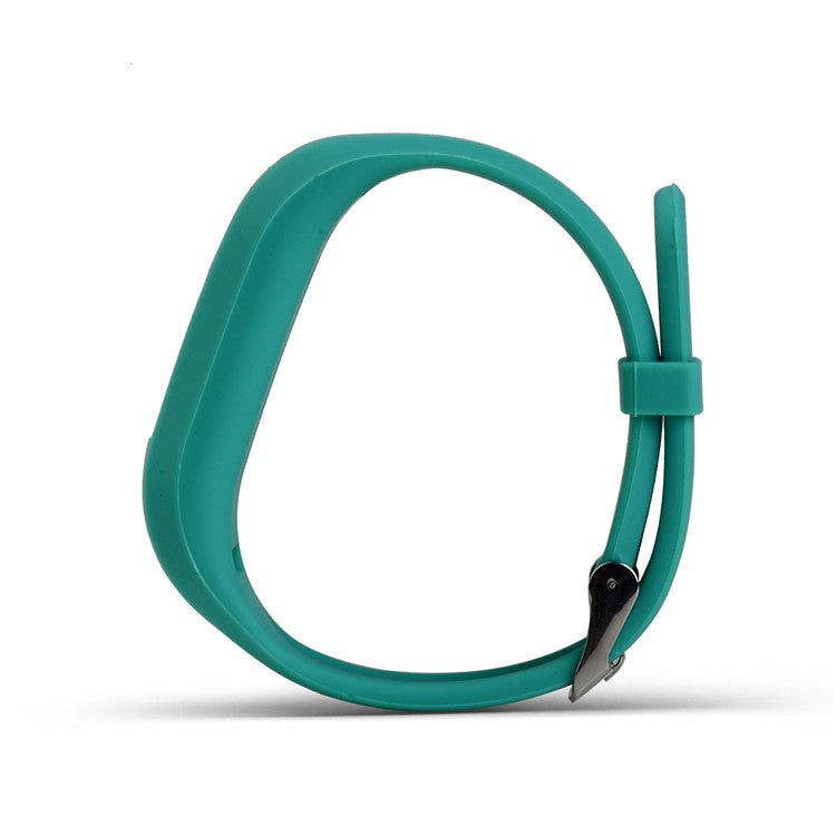 For Garmin Vivofit 3 Soft Silicone Watch Band Adjustable Replacement Strap - Cyan