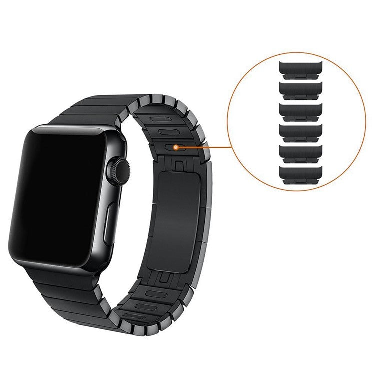 For Apple Watch Series 10 46mm / Ultra 2 Ultra 49mm /  Series 9 8 7 45mm / 6 5 4 SE (2023) SE (2022) SE 44mm / 3 2 1 42mm Stainless Steel Watch Strap - Titanium