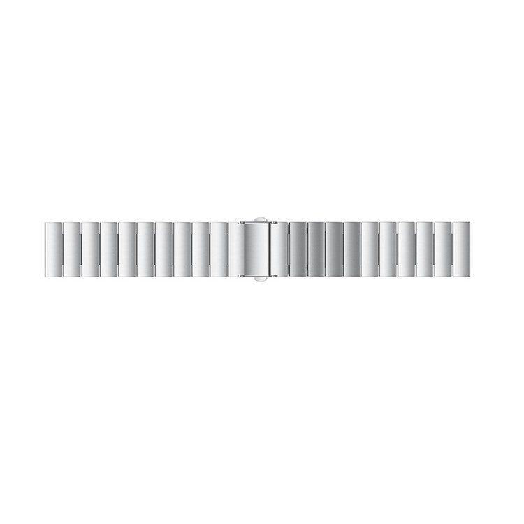 22mm Stainless Steel Watch Band for Samsung Galaxy Watch 46mm, Wrist Strap with Butterfly Buckle - Silver