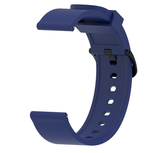 20mm Soft Silicon Watch Strap Replacement for Huami Amazfit Smart Watch - Dark Blue