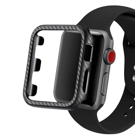 For Apple Watch Series 4 / 5 / 6 / SE / SE (2022) 40mm Carbon Fiber Texture TPU Protective Case