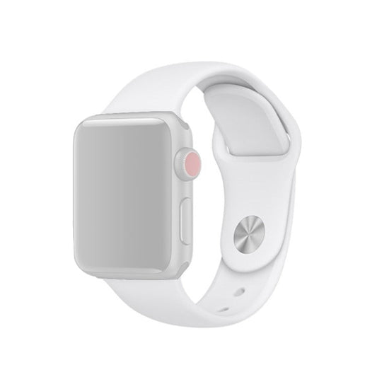 Silicone Wrist Strap Replacement for Apple Watch Series 10 46mm / Ultra 2 Ultra 49mm / 9 8 7 45mm / SE (2023) SE (2022) SE 6 5 4 44mm / 3 2 1 42mm (Lengthen Length) - Style B