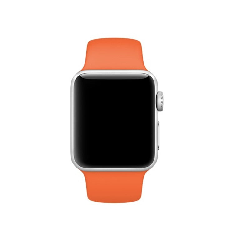 Silicone Wrist Strap Replacement for Apple Watch Series 10 46mm / Ultra 2 Ultra 49mm / 9 8 7 45mm / SE (2023) SE (2022) SE 6 5 4 44mm / 3 2 1 42mm (Lengthen Length) - Style L