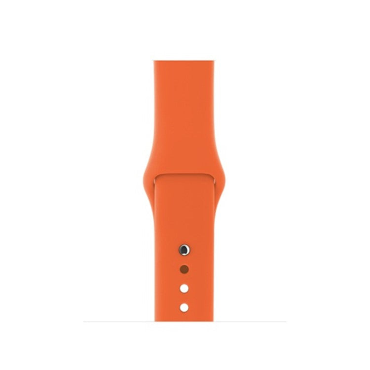 Silicone Wrist Strap Replacement for Apple Watch Series 10 46mm / Ultra 2 Ultra 49mm / 9 8 7 45mm / SE (2023) SE (2022) SE 6 5 4 44mm / 3 2 1 42mm (Lengthen Length) - Style L
