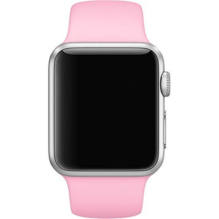 Silicone Wrist Strap Replacement for Apple Watch Series 10 9 8 7 SE 6 5 4 3 2 1 42mm / 41mm / 40mm / 38mm (Standard Length) - Style H