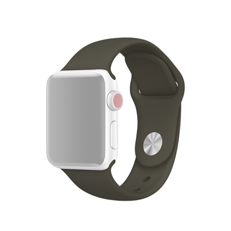 Silicone Wrist Strap Replacement for Apple Watch Series 10 9 8 7 SE 6 5 4 3 2 1 42mm / 41mm / 40mm / 38mm (Standard Length) - Style X