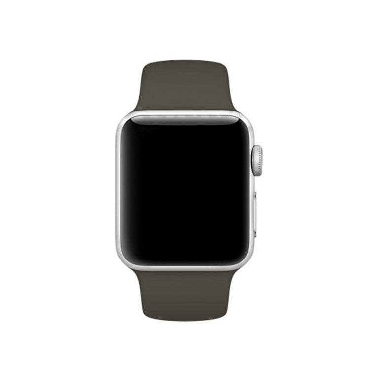 Silicone Wrist Strap Replacement for Apple Watch Series 10 9 8 7 SE 6 5 4 3 2 1 42mm / 41mm / 40mm / 38mm (Standard Length) - Style X