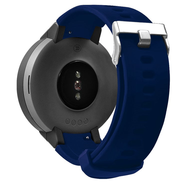 Silicone Wrist Strap Replacement for Huami Amazfit Verge 3 - Dark Blue