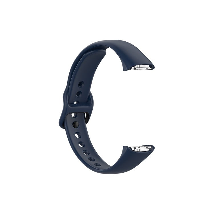 Silicone Wrist Strap Smart Watch Band Replacement for Samsung Galaxy Fit SM-R370 - Rock Cyan