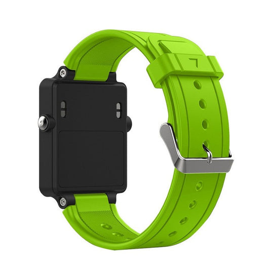 Silicone Smart Watch Band Replacement Strap for Garmin Vivoactive Acetate - Green