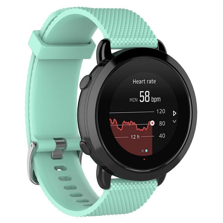 Silicone Replacement Smart Watch Band for Suunto 3 Fitness - Cyan