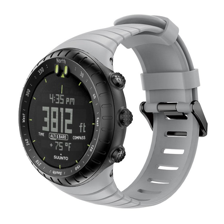 Silicone Replacement Smart Watch Band for Suunto Core - Grey