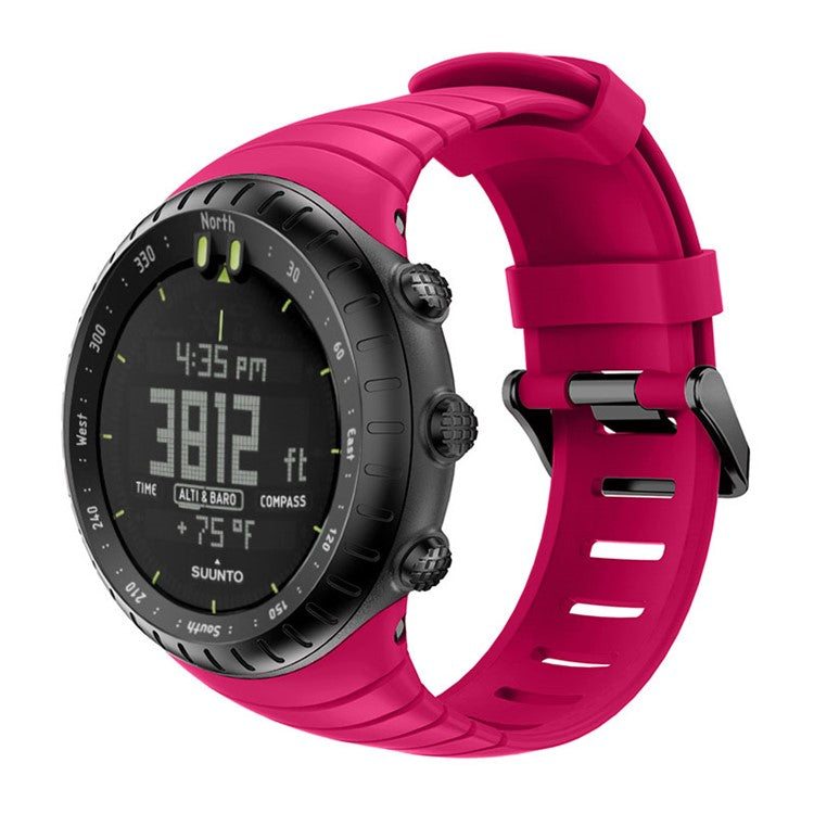 Silicone Replacement Smart Watch Band for Suunto Core - Rose
