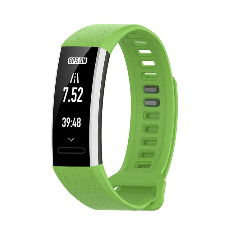 Silicone Wrist Strap Smart Watch Replacement Band for Huawei Band 2 Pro / Band 2 / ERS-B19 / ERS-B29 - Green