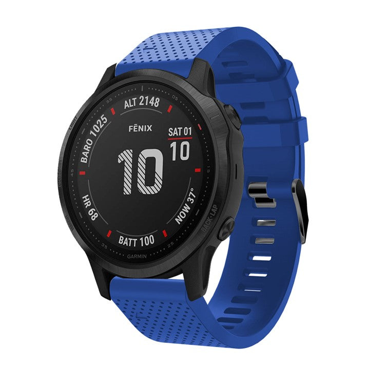 Silicone Smart Watch Replacement Strap for Garmin Fenix 6S - Baby Blue