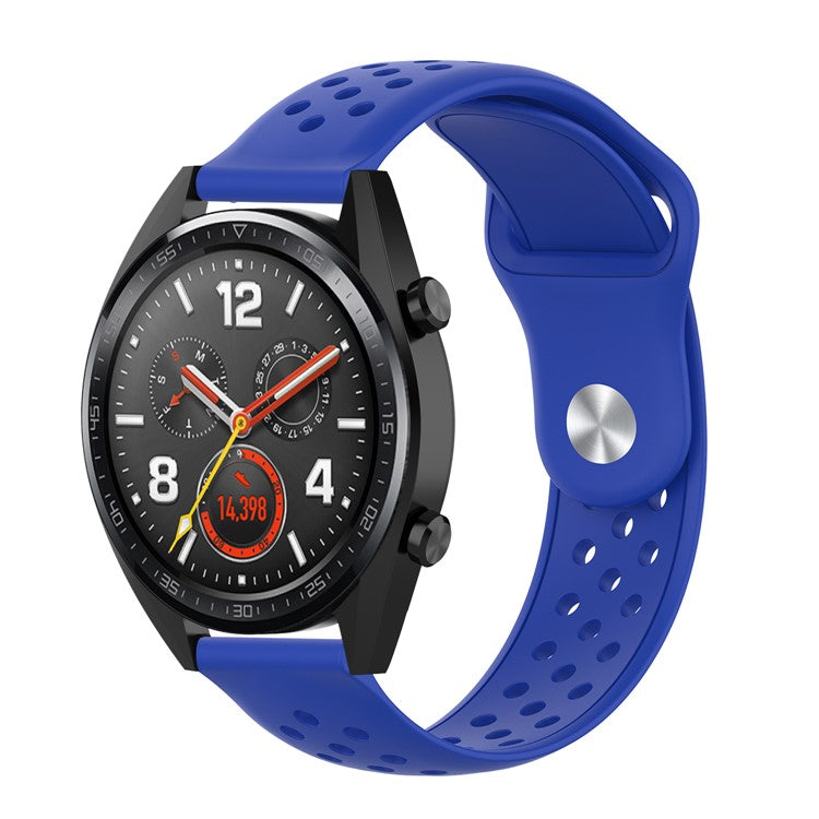 20mm Solid Color TPU Smart Watch Replacement Strap for Samsung Galaxy Watch 42mm - Baby Blue