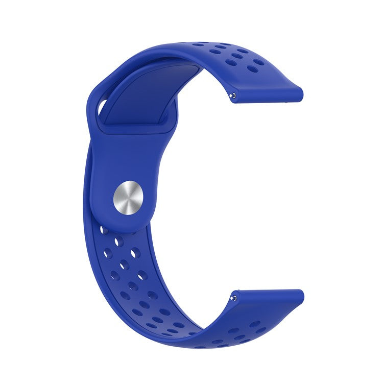 20mm Solid Color TPU Smart Watch Replacement Strap for Samsung Galaxy Watch 42mm - Baby Blue