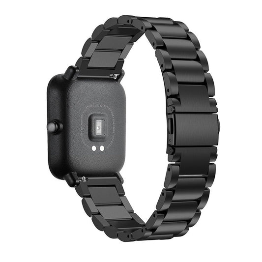 20mm Stainless Steel Smart Watch Replacement Strap for Huami Amazfit GTS - Black