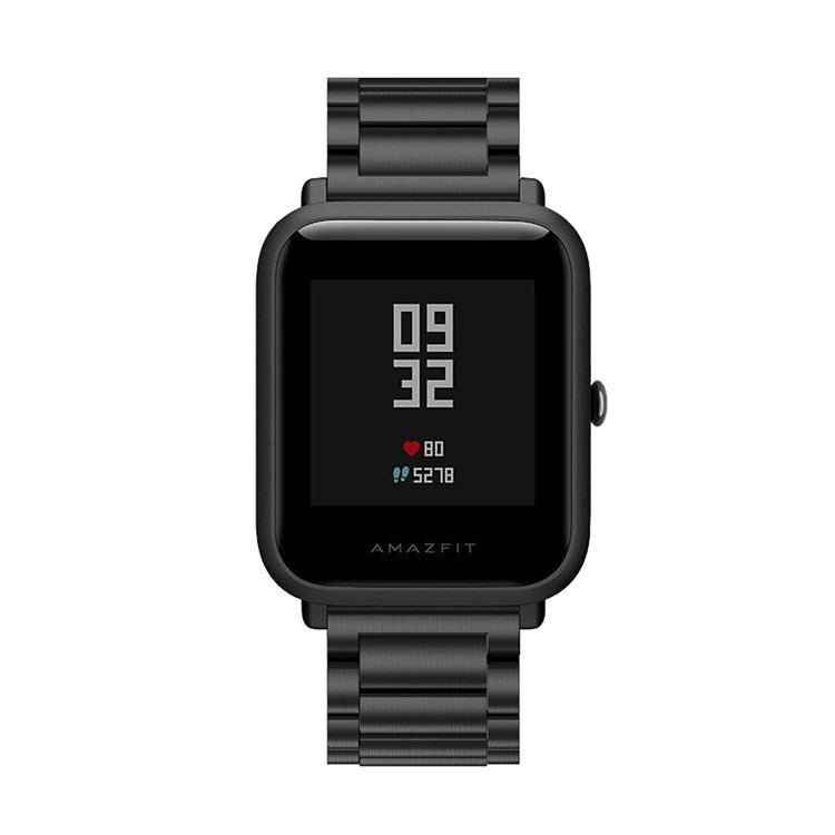 20mm Stainless Steel Smart Watch Replacement Strap for Huami Amazfit GTS - Black