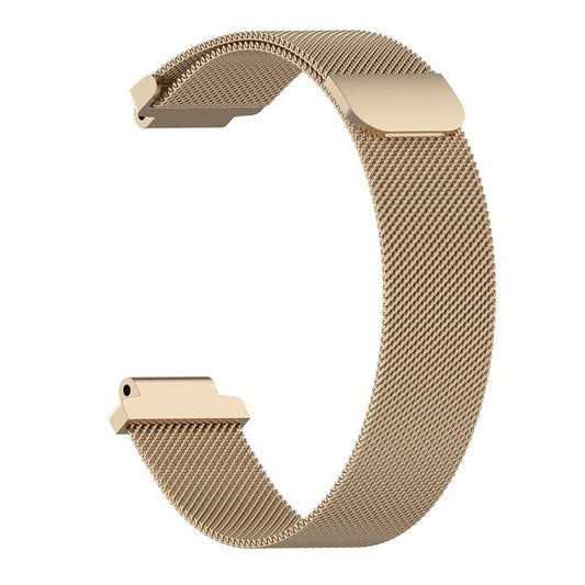 Milanese Fine Mesh Stainless Steel Smart Watch Band for Garmin Forerunner 220/230/235/630/620/735 - Gold