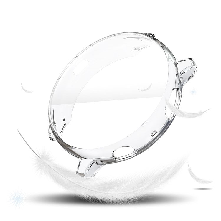 All-round Protective Electroplating TPU Watch Cover for Samsung Galaxy Watch Active 2 44mm - Transparent