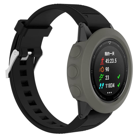 Anti-aging Protective Silicone Cover for Garmin Fenix5X/5X Plus - Grey