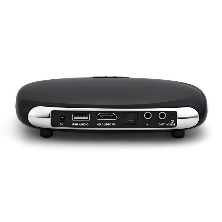 K8 Dual Wireless Microphones Mini Family Home Karaoke System Singing Machine Box - Black/US Plug