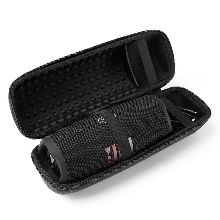 Portable Storage Case Bag Dirtproof Carrying Box Bag for JBL Charge5/JBL pulse4/JBL pulse3/JBL charge4 Bluetooth Speaker - Black
