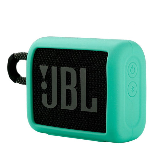 Soft Silicone Case Shockproof Protector Cover for JBL Go 3 Bluetooth Speaker - Green
