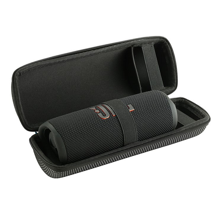 For JBL Flip 6 Bluetooth Speaker Anti-scratch Carrying Bag Portable Storage Case - Grid Black