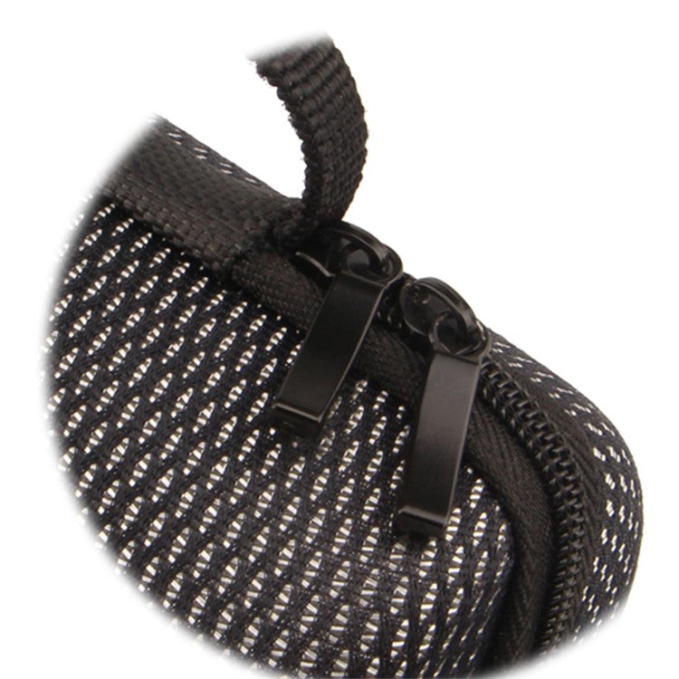 For JBL Flip 6 Bluetooth Speaker Anti-scratch Carrying Bag Portable Storage Case - Grid Black