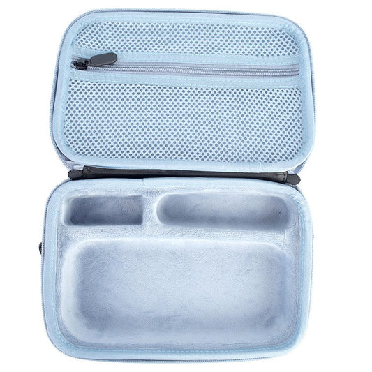 For Bose SoundLink Flex Shockproof Storage Box Dustproof Wear-resistant Speaker Storage Case Bag with Shoulder Strap - Black / Blue