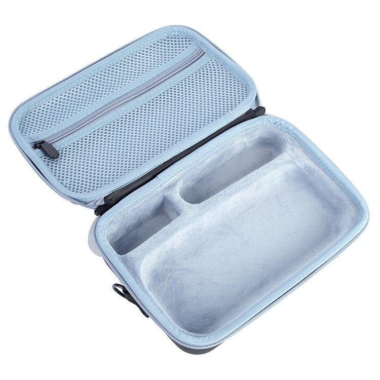 For Bose SoundLink Flex Shockproof Storage Box Dustproof Wear-resistant Speaker Storage Case Bag with Shoulder Strap - Black / Blue