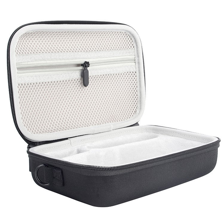 For Bose SoundLink Flex Shockproof Storage Box Dustproof Wear-resistant Speaker Storage Case Bag with Shoulder Strap - Black / Grey