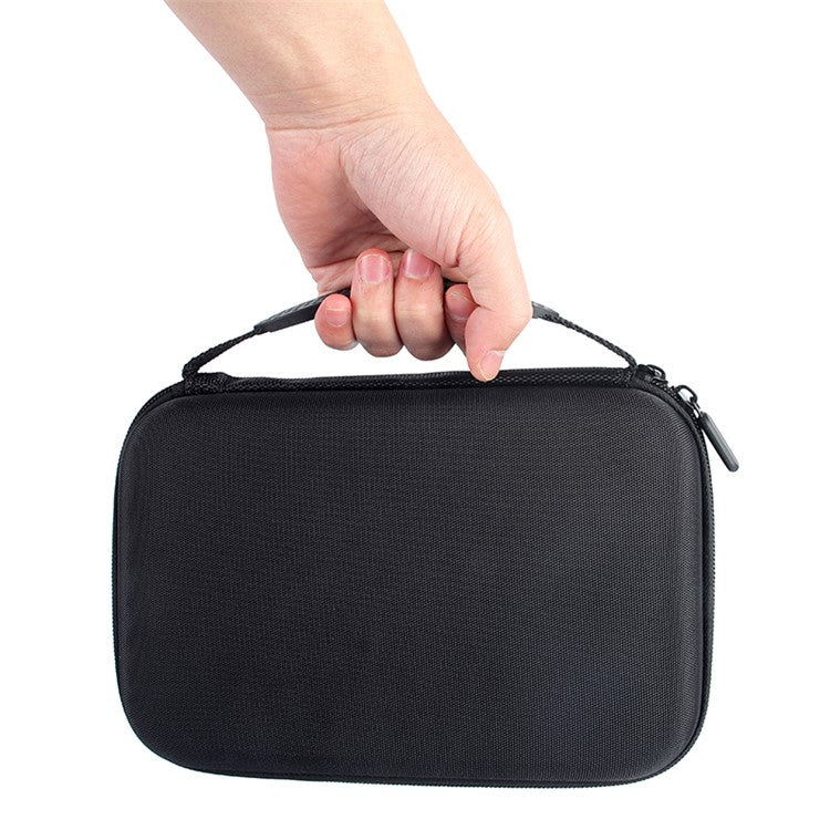 For Bose SoundLink Flex Shockproof Storage Box Dustproof Wear-resistant Speaker Storage Case Bag with Shoulder Strap - Black / Grey