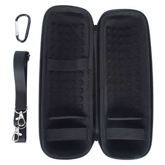 For JBL Flip 6/Flip 5/Flip 4 Portable Shockproof Carrying Case Bluetooth Speaker Storage Bag - Black