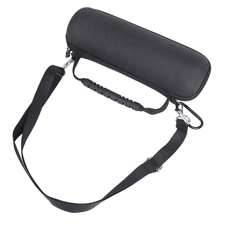 For JBL Flip 6/Flip 5/Flip 4 Portable Shockproof Carrying Case Bluetooth Speaker Storage Bag - Black