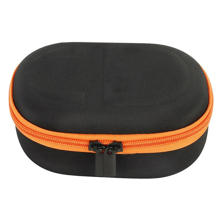 For JBL Clip4 Speaker Hard EVA Storage Box Travel Portable Bag - Black/Orange