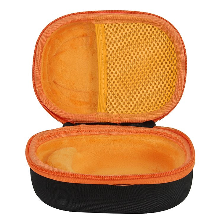 For JBL Clip4 Speaker Hard EVA Storage Box Travel Portable Bag - Black/Orange