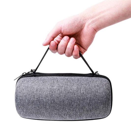 For JBL Pulse4 Carrying Case Bluetooth Speaker Anti-drop Protective Cover with Strap - Grey