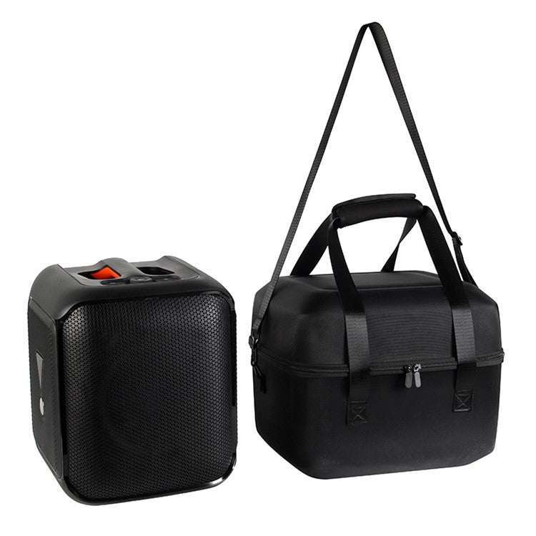 Hard EVA Storage Bag for JBL Partybox Encore Essential, Shockproof Portable Carrying Box with Shoulder Strap - Grey