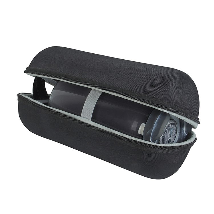 Portable Hard EVA Storage Case for JBL Pulse 5, Bluetooth Speaker Travel Carrying Bag with Shoulder Strap - Black