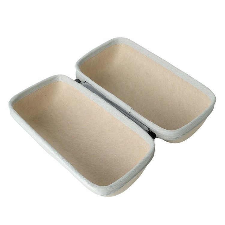 Felt Storage Bag for JBL Pulse 5 Bluetooth Speaker, Shockproof Zipper Carrying Case with Shoulder Strap and Carabiner - Apricot