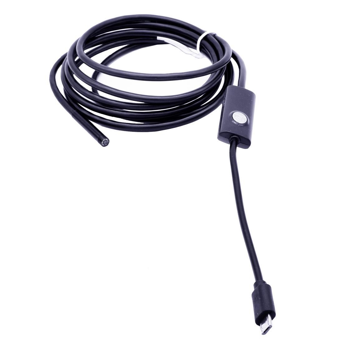 1.0MP HD Camera 30m Wireless Distance Metal WiFi Box Waterproof IPX67 Endoscope Snake Tube Inspection Camera with 6 LED for Android & iOS, Length: 1m, Lens Diameter: 5.5mm (Black)